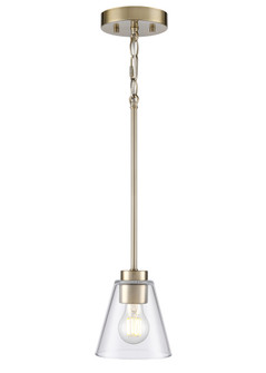 Strayhan 5.75'' 1-Light Mini Pendant - Modern Gold (670|64101-MG)