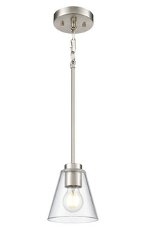 Strayhan 5.75'' 1-Light Mini Pendant - Brushed Nickel (670|64101-BN)