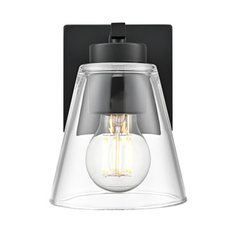 Strayhan 6.75'' High 1-Light Wall Sconce - Matte Black (670|64001-MB)