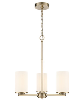 Verlana 19'' 3-Light Chandelier - Modern Gold (670|2713WG-MG)