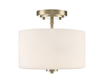 Verlana 22'' 2-Light Semi-Flush Mount - Modern Gold (670|2710WG-MG)