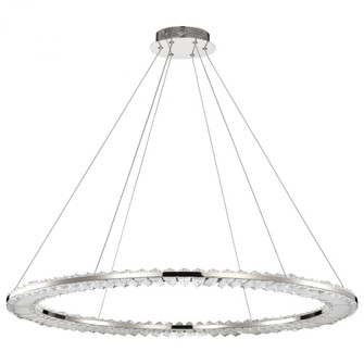 Nova; LED 36 Inch Round Pendant; Polished Nickel Finish; K9 Crystal (81|62/2447)