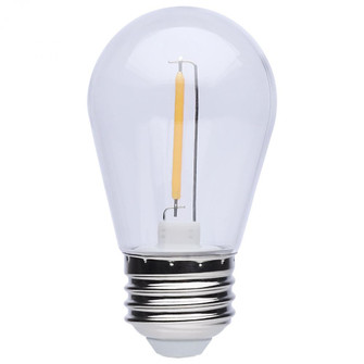 S14 LED String Light Replacement Lamp; Medium Base; 2200K; Clear; 120 Volt; 4-Pack (27|S8027R1)