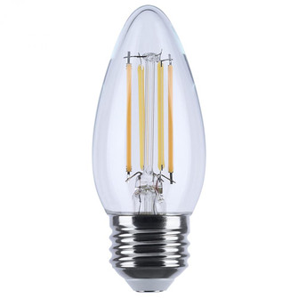 4.5 Watt LED B11; 3000K-2000K Warm Dimming; Medium Base; Clear Finish (27|S12159)