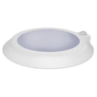 10 Inch LED Disk Light; 27K/3K/35K/4K/5K CCT Selectable; Occupancy Sensor; White Finish (81|62/1821R1)