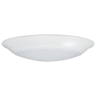 6.5 Watt; 7 Inch LED Disk Light; 27K/3K/35K/4K/5K CCT Selectable; White Finish (81|62/1805R1)