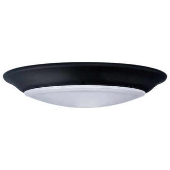 7 Inch LED Disk Light; 27K/3K/35K/4K/5K CCT Selectable; Black Finish (81|62/1804R1)