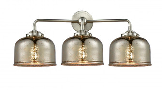 Large Bell 3 Light Bath Vanity Light (3442|284-3W-SN-G78-LED)