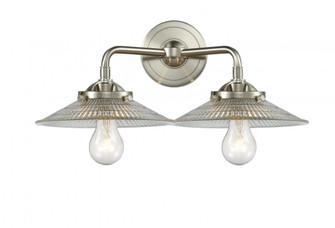 Halophane 2 Light Bath Vanity Light (3442|284-2W-SN-G2-LED)