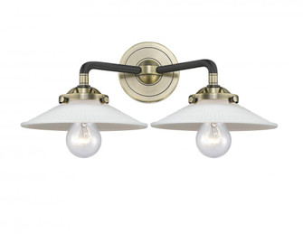 Halophane 2 Light Bath Vanity Light (3442|284-2W-BAB-G1)