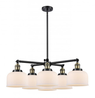 Large Bell 6 Light Chandelier (3442|207-6CR-BAB-G71)