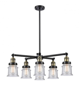 Small Canton 6 Light Chandelier (3442|207-6CR-BAB-G184S)