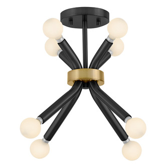 Small Convertible Semi-Flush Mount (1118101|83853BK)