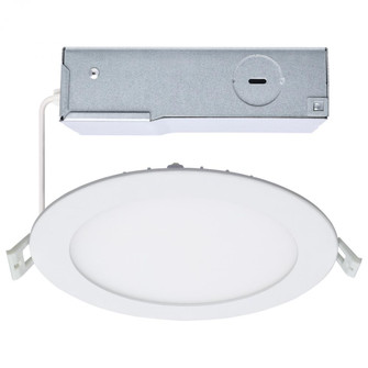 12 Watt LED Direct Wire Downlight; Edge-lit; 6-Inch; CCT Selectable; Round; Remote Driver (27|S11827R1)