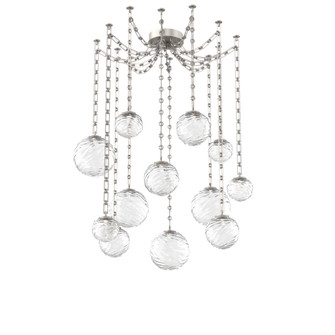 Gaia Round Chain 12pc Swag Multi-Pendant (1289|SNB0092-12-BS-C-CH3-L3)