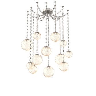 Gaia Round Chain 12pc Swag Multi-Pendant (1289|SNB0092-12-BS-A-CH1-L3)