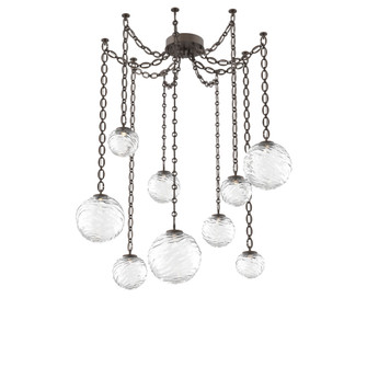 Gaia Round Chain 9pc Swag Multi-Pendant (1289|SNB0092-09-FB-C-CH2-L1)