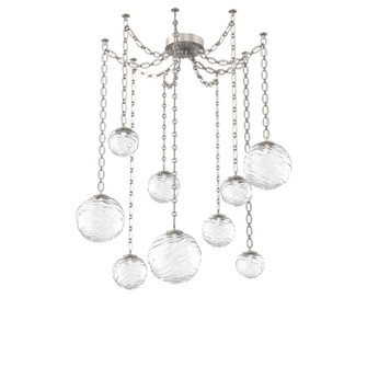 Gaia Round Chain 9pc Swag Multi-Pendant (1289|SNB0092-09-BS-C-CH2-L1)