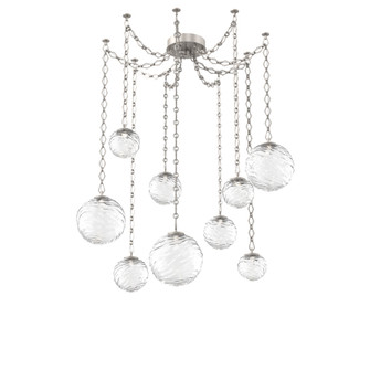 Gaia Round Chain 9pc Swag Multi-Pendant (1289|SNB0092-09-BS-C-CH1-L3)