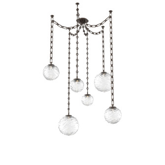 Gaia Round Chain 6pc Swag Multi-Pendant (1289|SNB0092-06-FB-C-CH3-L1)