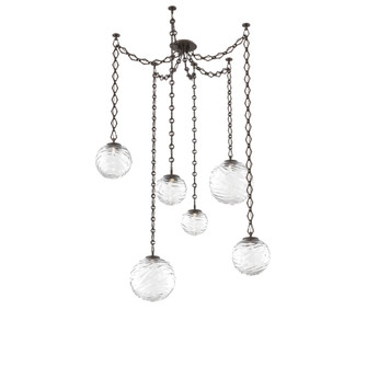 Gaia Round Chain 6pc Swag Multi-Pendant (1289|SNB0092-06-FB-C-CH1-L1)