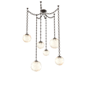 Gaia Round Chain 6pc Swag Multi-Pendant (1289|SNB0092-06-FB-A-CH1-L1)