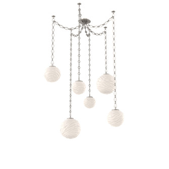 Gaia Round Chain 6pc Swag Multi-Pendant (1289|SNB0092-06-BS-WL-CH1-L3)