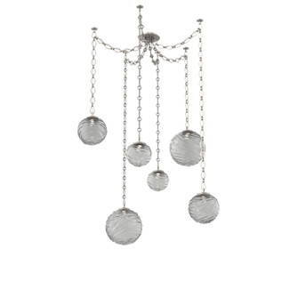 Gaia Round Chain 6pc Swag Multi-Pendant (1289|SNB0092-06-BS-S-CH1-L3)