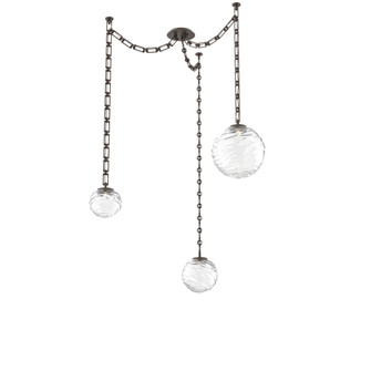 Gaia Round Chain 3pc Swag Multi-Pendant (1289|SNB0092-03-FB-C-CH3-L1)