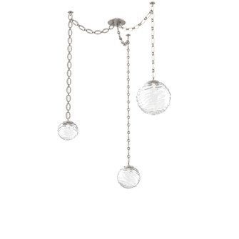 Gaia Round Chain 3pc Swag Multi-Pendant (1289|SNB0092-03-BS-C-CH2-L3)