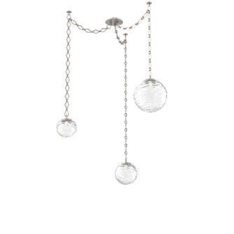 Gaia Round Chain 3pc Swag Multi-Pendant (1289|SNB0092-03-BS-C-CH1-L1)
