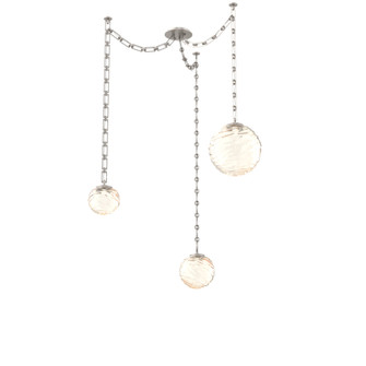 Gaia Round Chain 3pc Swag Multi-Pendant (1289|SNB0092-03-BS-A-CH3-L1)