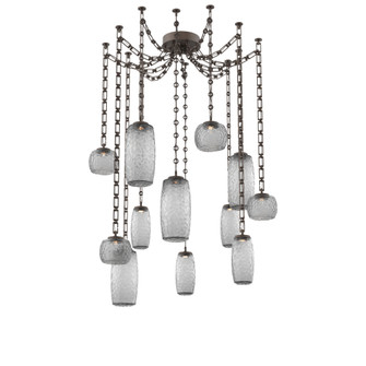 Vessel Round Chain 12pc Swag Multi-Pendant (1289|SNB0091-12-FB-S-CH3-L3)