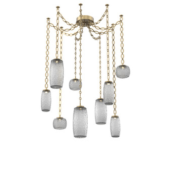 Vessel Round Chain 9pc Swag Multi-Pendant (1289|SNB0091-09-GB-S-CH2-L1)