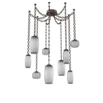 Vessel Round Chain 9pc Swag Multi-Pendant (1289|SNB0091-09-FB-S-CH2-L3)