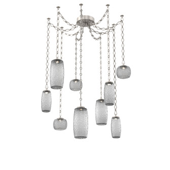 Vessel Round Chain 9pc Swag Multi-Pendant (1289|SNB0091-09-BS-S-CH1-L3)