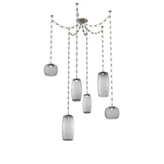 Vessel Round Chain 6pc Swag Multi-Pendant (1289|SNB0091-06-BS-S-CH3-L3)