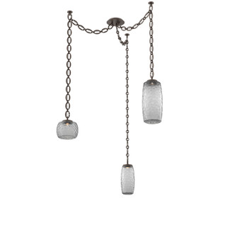 Vessel Round Chain 3pc Swag Multi-Pendant (1289|SNB0091-03-FB-S-CH2-L1)