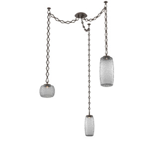 Vessel Round Chain 3pc Swag Multi-Pendant (1289|SNB0091-03-FB-S-CH1-L1)