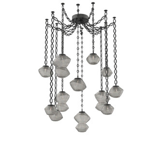 Mesa Round Chain 12pc Swag Multi-Pendant (1289|SNB0089-12-MB-S-CH2-L1)