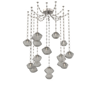 Mesa Round Chain 12pc Swag Multi-Pendant (1289|SNB0089-12-BS-S-CH3-L1)