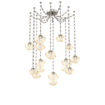 Mesa Round Chain 12pc Swag Multi-Pendant (1289|SNB0089-12-BS-A-CH3-L1)