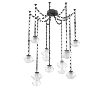 Mesa Round Chain 9pc Swag Multi-Pendant (1289|SNB0089-09-MB-C-CH3-L1)
