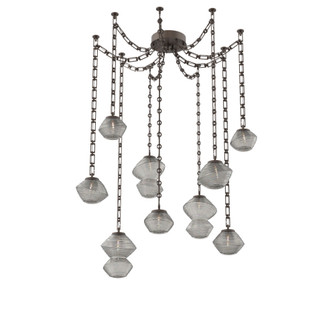Mesa Round Chain 9pc Swag Multi-Pendant (1289|SNB0089-09-FB-S-CH3-L3)