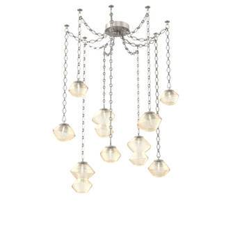 Mesa Round Chain 9pc Swag Multi-Pendant (1289|SNB0089-09-BS-A-CH1-L1)