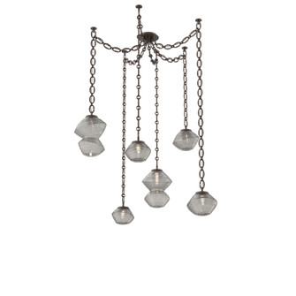 Mesa Round Chain 6pc Swag Multi-Pendant (1289|SNB0089-06-FB-S-CH2-L1)