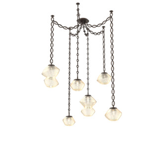 Mesa Round Chain 6pc Swag Multi-Pendant (1289|SNB0089-06-FB-A-CH2-L1)