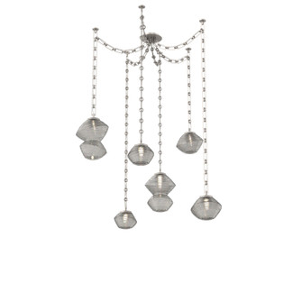 Mesa Round Chain 6pc Swag Multi-Pendant (1289|SNB0089-06-BS-S-CH3-L1)
