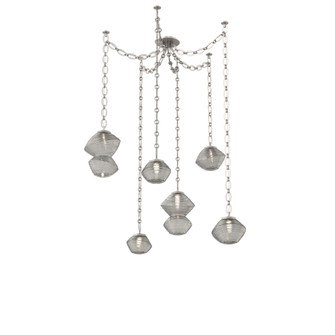Mesa Round Chain 6pc Swag Multi-Pendant (1289|SNB0089-06-BS-S-CH2-L3)