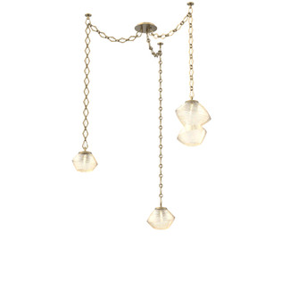Mesa Round Chain 3pc Swag Multi-Pendant (1289|SNB0089-03-GB-A-CH1-L3)